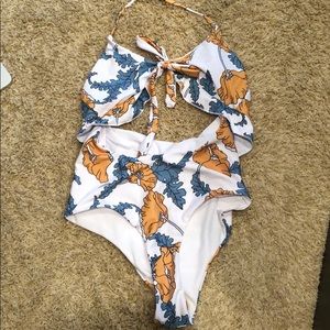 Women's One-Piece Floral Swimsuit